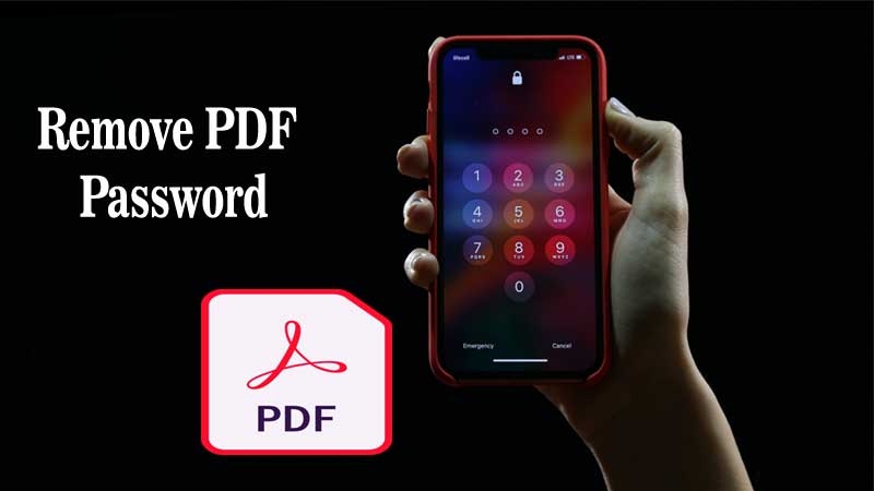 removing password protection from pdf