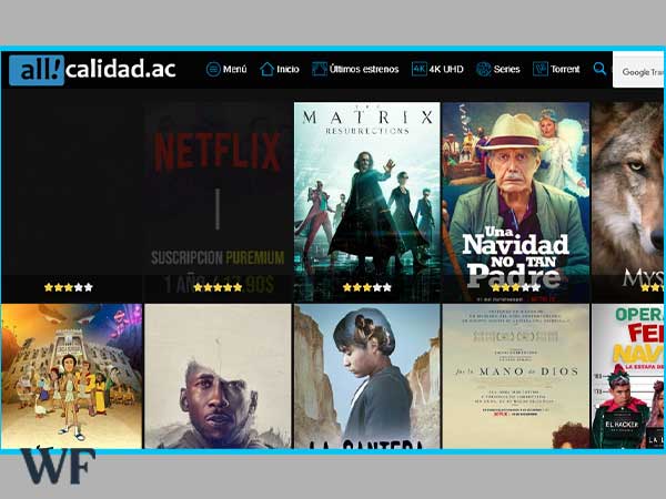 allcalidad website homepage