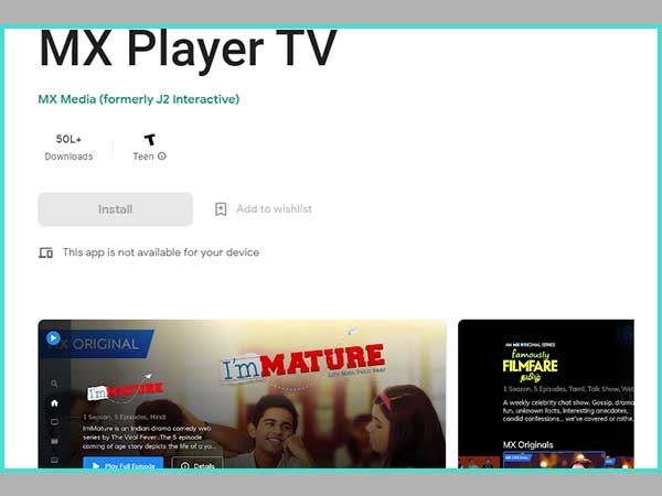 MX Player TV App