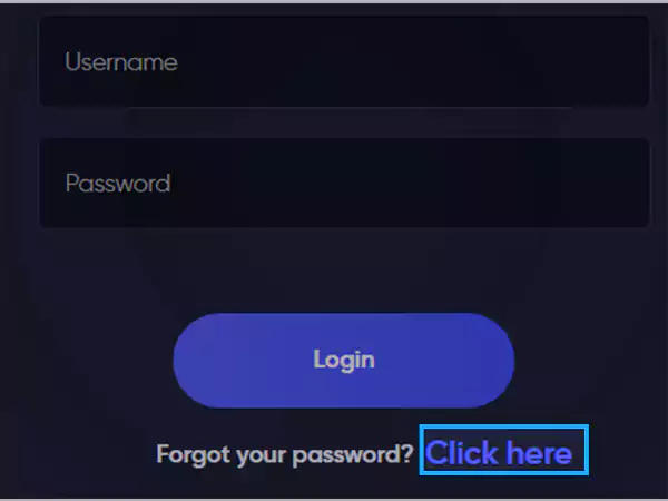 forget your password