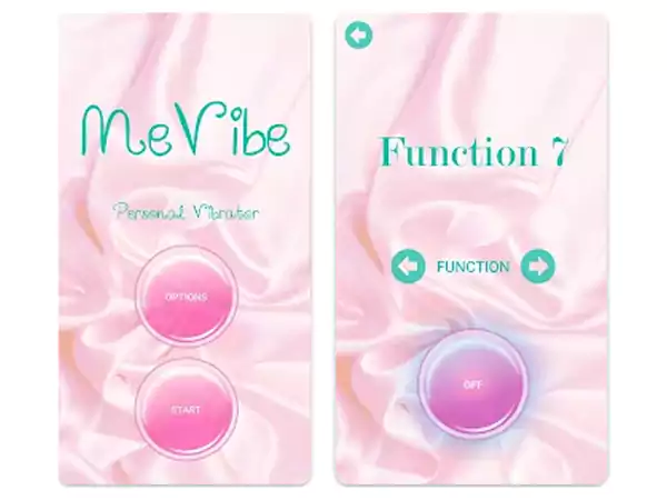 MeVibe homepage from the Play store